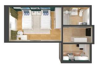 Фото Гостиница Sibgat Apartments Казань Однокомнатные двухместные апартаменты 5 Гостиница Sibgat Apartments Казань Однокомнатные двухместные апартаменты-5