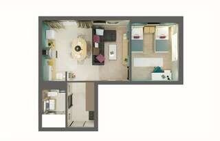 Фото Гостиница Sibgat Apartments Казань Апартаменты с гостиной и спальней 7 Гостиница Sibgat Apartments Казань Апартаменты с гостиной и спальней-7