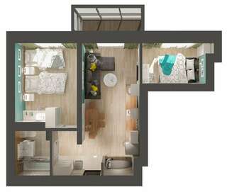 Фото Гостиница Sibgat Apartments Казань Апартаменты с гостиной и 2 спальнями. Вид на реку Казанку и аквапарк "Ривьера" 9 Гостиница Sibgat Apartments Казань Апартаменты с гостиной и 2 спальнями. Вид на реку Казанку и аквапарк "Ривьера"-9